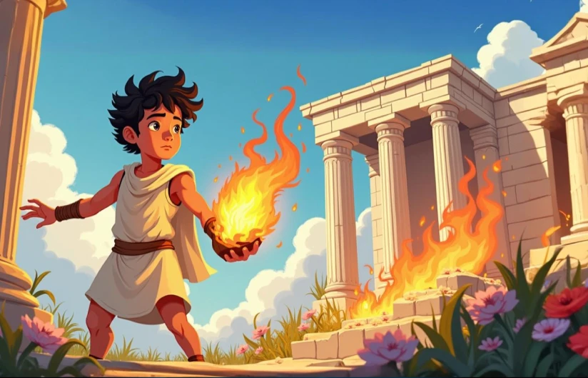 Histoire a écouter mythologie Prométhée le voleur de feu